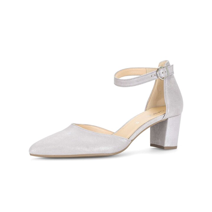 Pumps med ankelrem grå #2