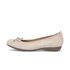 Sportliche Ballerina beige