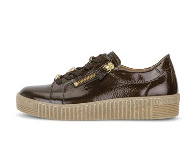Sneaker low braun
