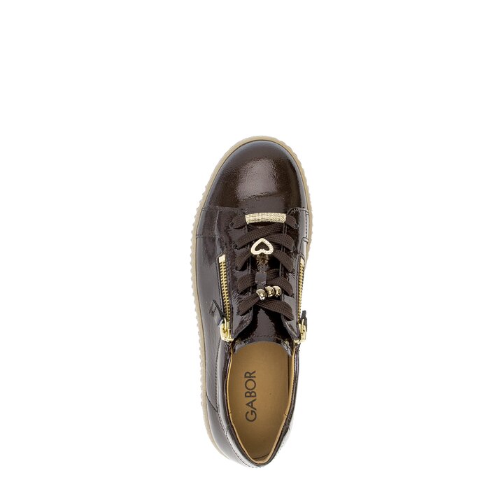 Sneakers basse marrone #5