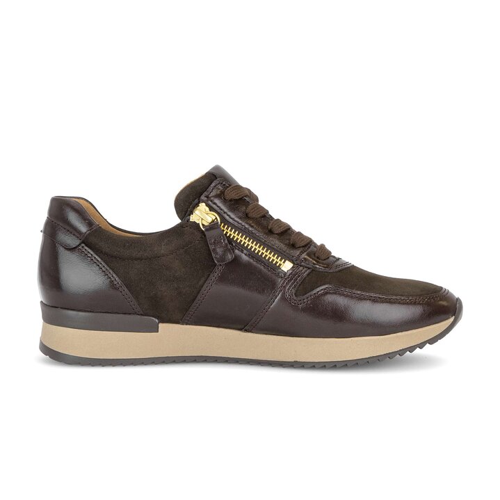 Sneakers basse marrone #1