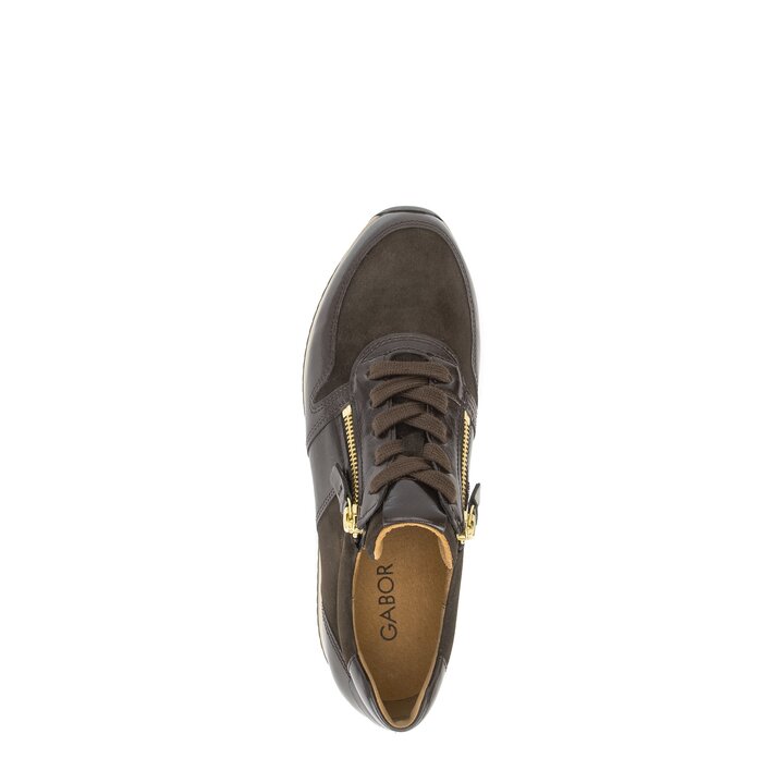 Sneakers basse marrone #5