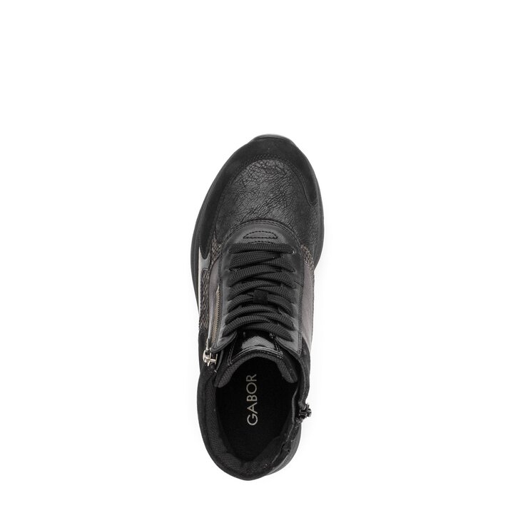 Hoge sneaker zwart #5