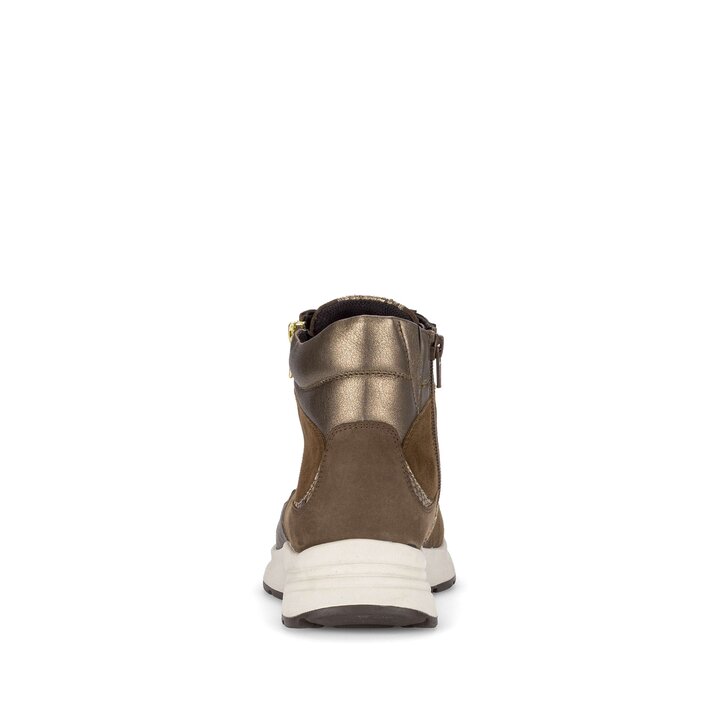 Hoge sneaker bruin #3