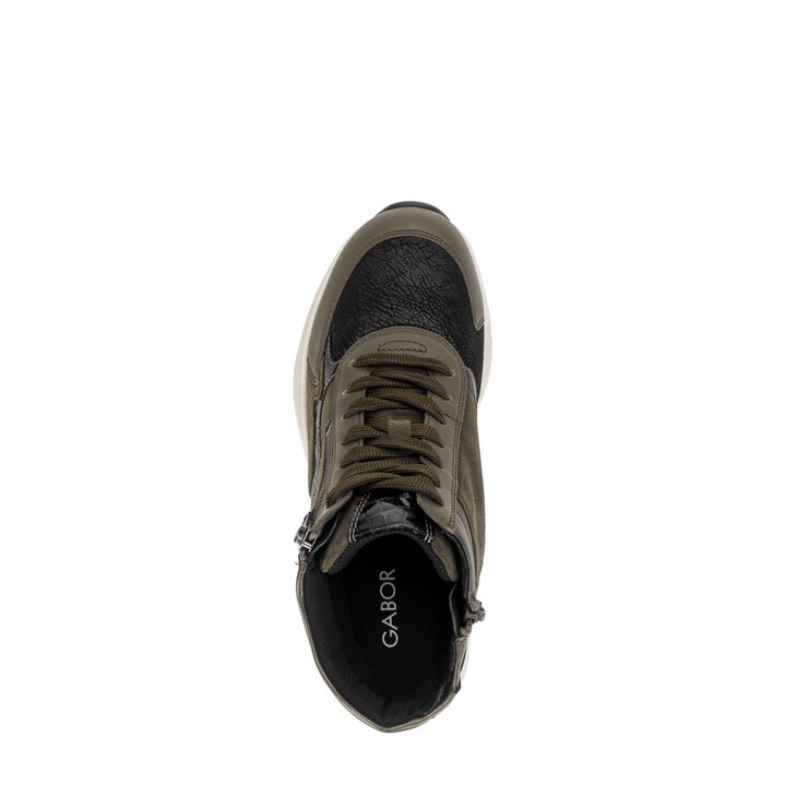 Hoge sneaker groen #5