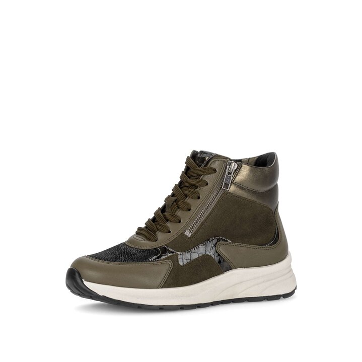 Hoge sneaker groen #2