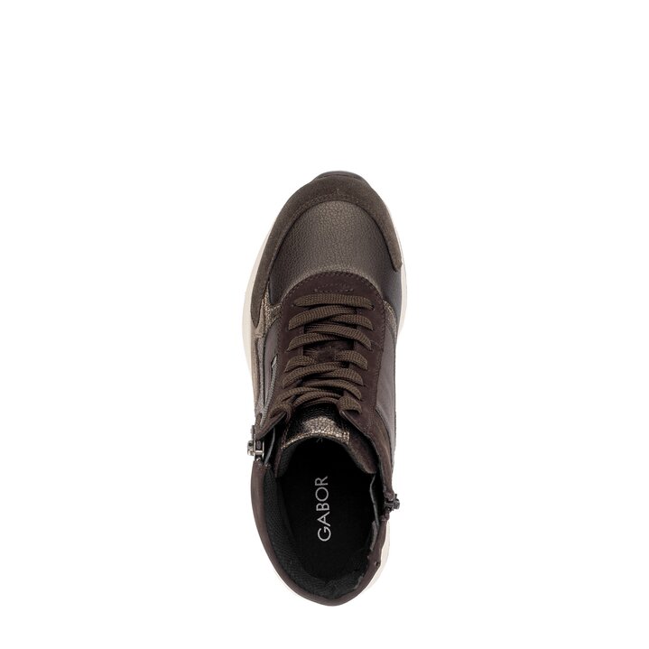 Basket montante marron #5