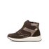 Hoge sneaker bruin