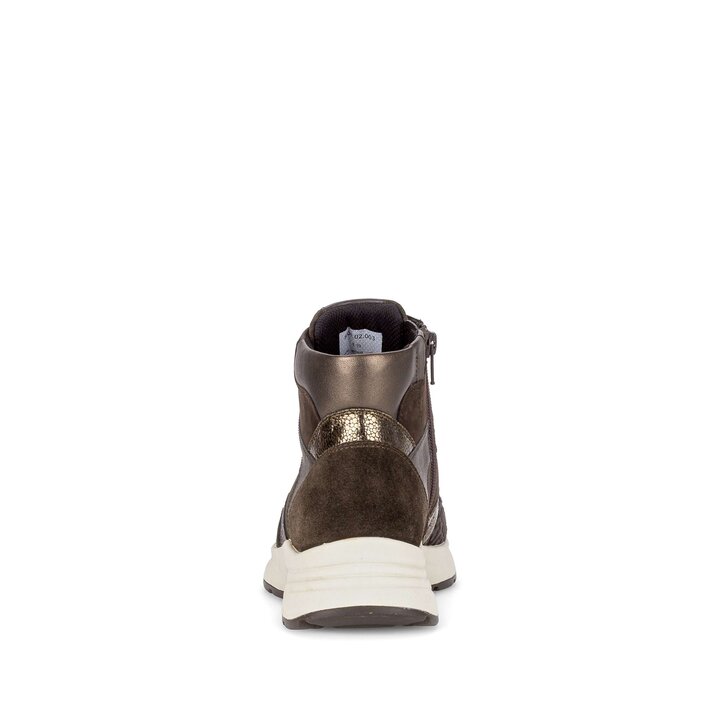Hoge sneaker bruin #3