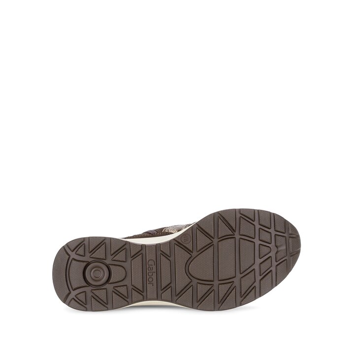 Hoge sneaker bruin #4