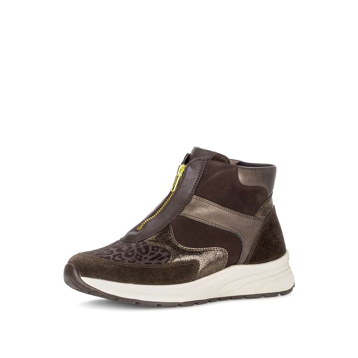 Hoge sneaker bruin #2