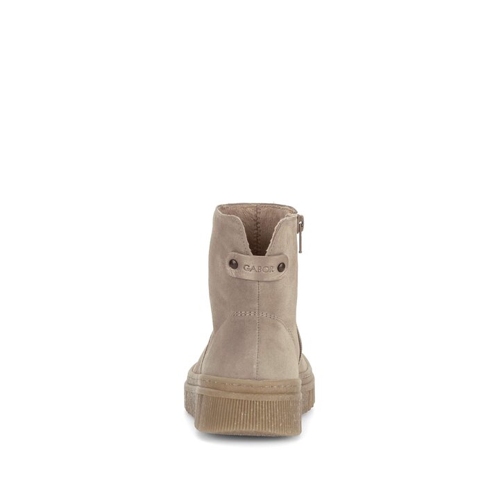 Sportliche Stiefelette beige #3