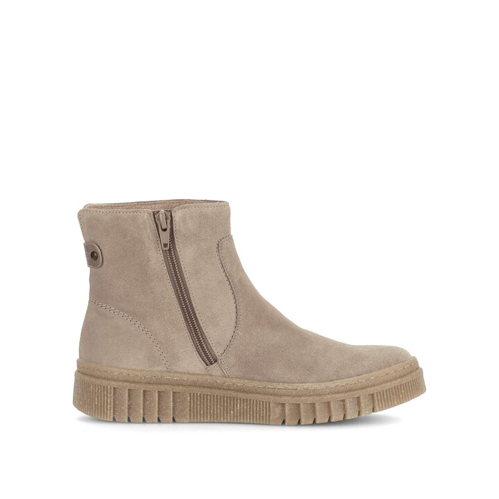 Sportliche Stiefelette beige #1