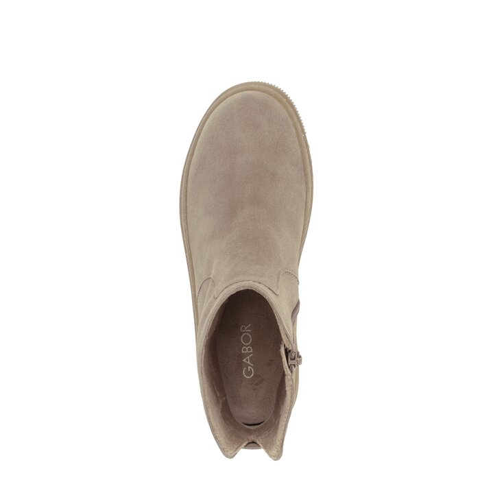 Sportliche Stiefelette beige #5