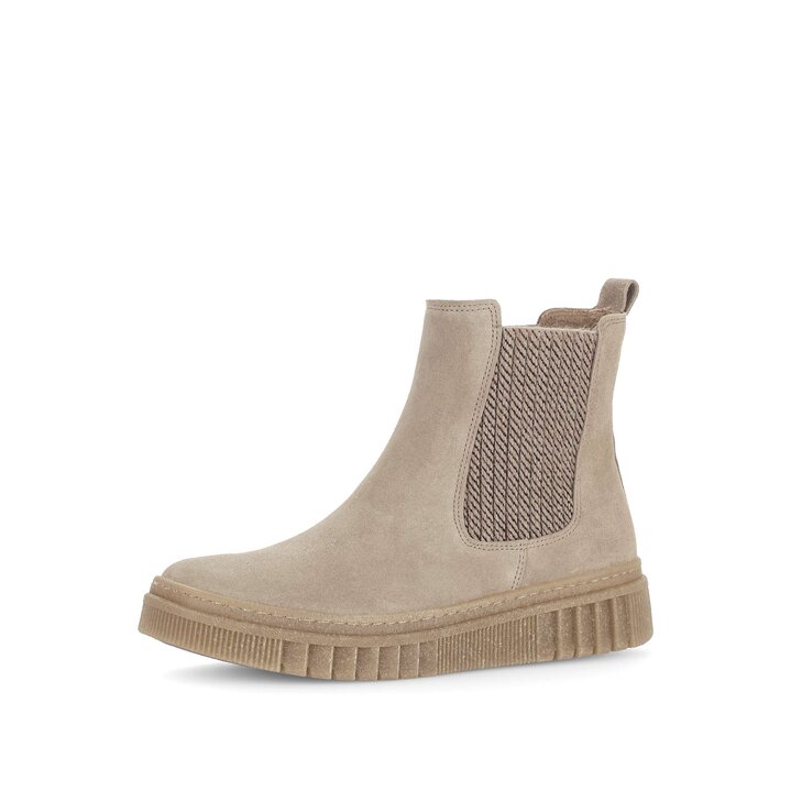 Bottine Chelsea beige #2