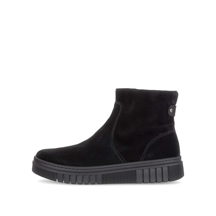 Sportliche Stiefelette schwarz #0