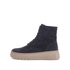 Schnürstiefelette blau