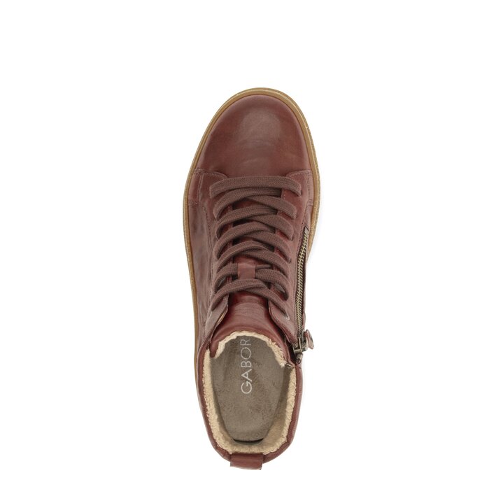 Sneakers alte rosso #5
