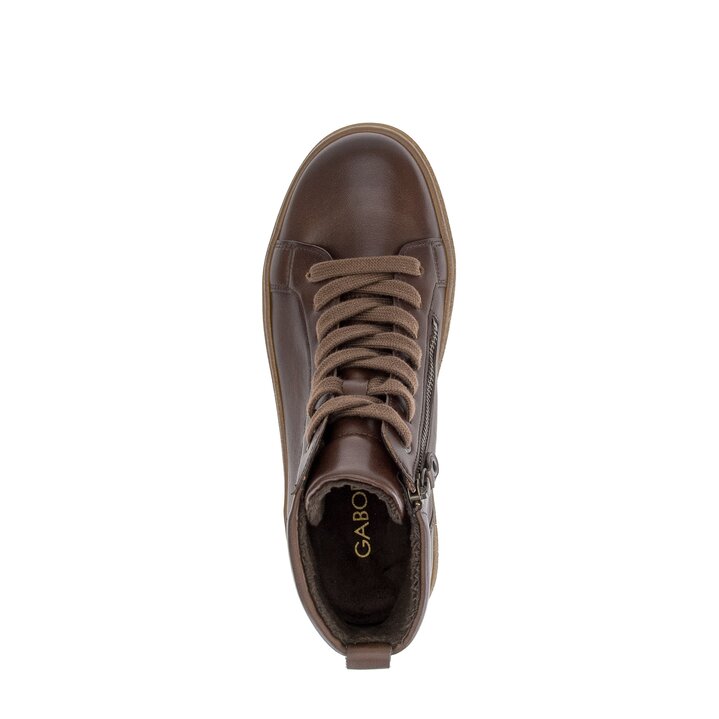 Sneakers alte marrone #5