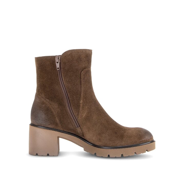 Sportliche Stiefelette braun #1