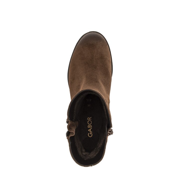 Sportliche Stiefelette braun #5