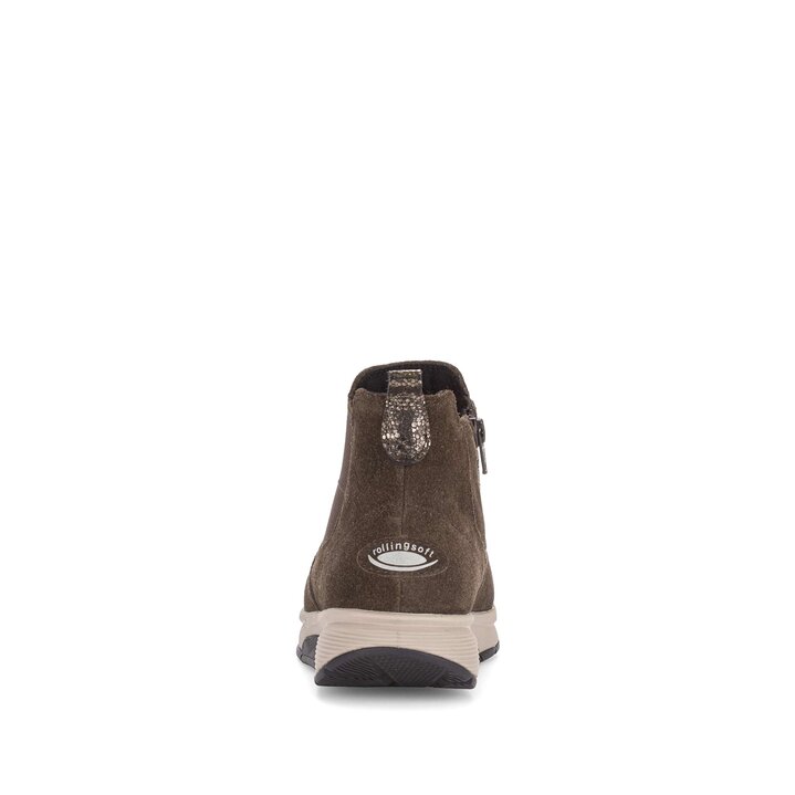 Hoge sneaker bruin #3