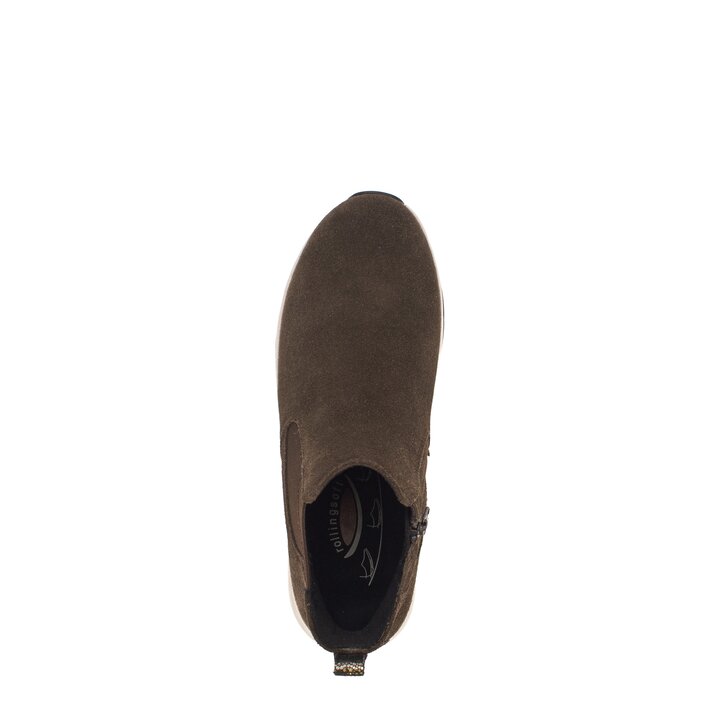 Hoge sneaker bruin #5