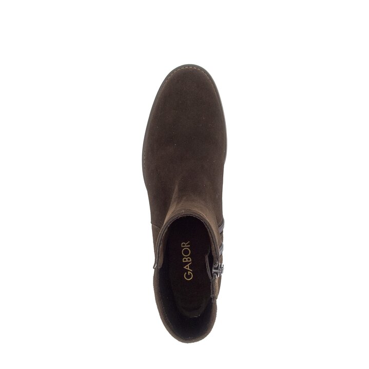 Sportliche Stiefelette braun #5