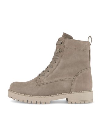 Bottine à lacets beige