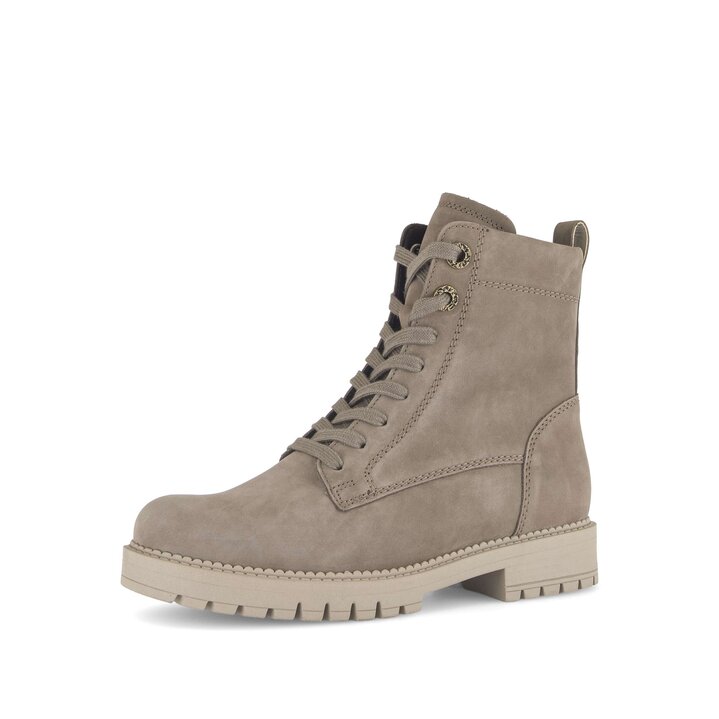 Snörstövletter beige #2