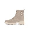 Enkellaarsjes met veter beige