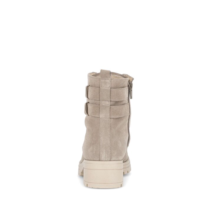 Enkellaarsjes met veter beige #3