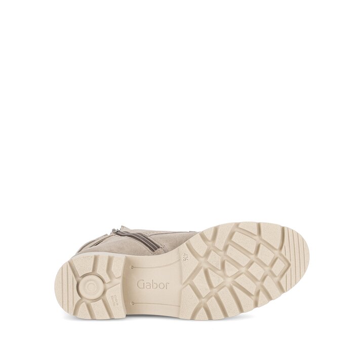 Enkellaarsjes met veter beige #4