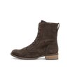 Schnürstiefelette braun