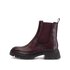 Bottine Chelsea rouge