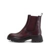 Bottine Chelsea rouge