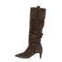 Botte élégante marron