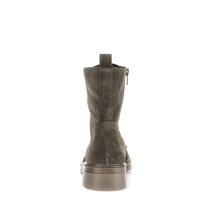 Schnürstiefelette grün #3