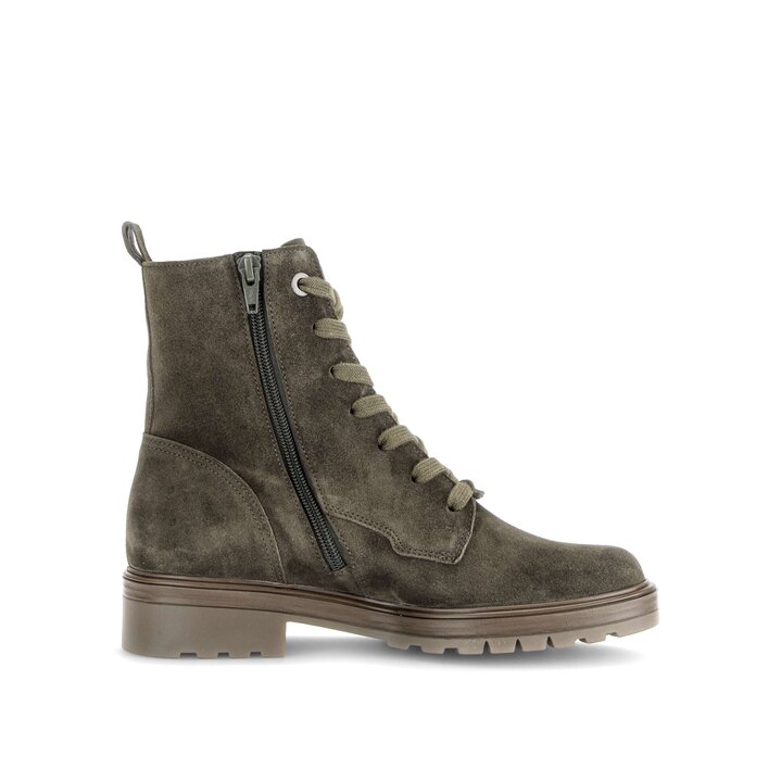 Schnürstiefelette grün #1