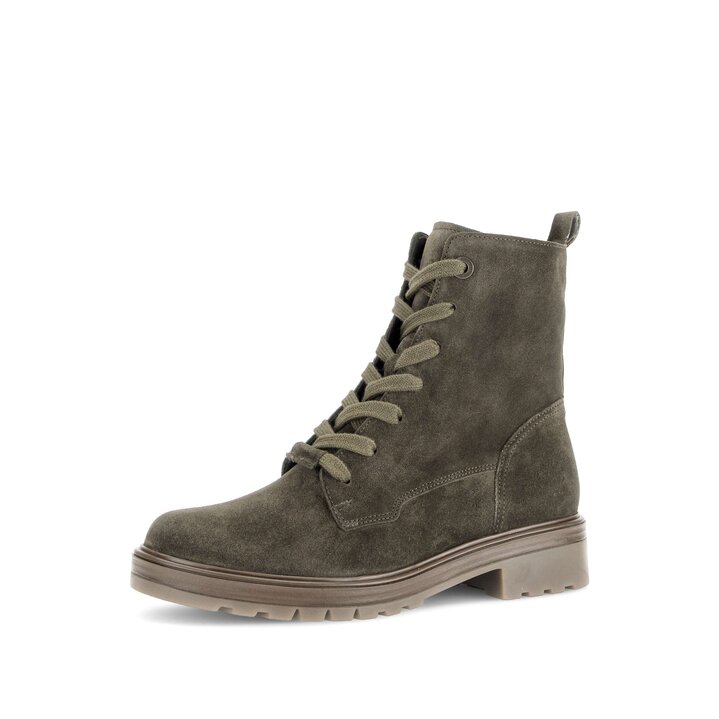Schnürstiefelette grün #2