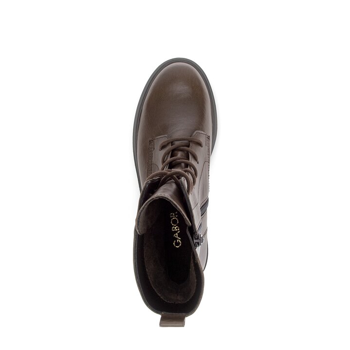 Schnürstiefelette braun #5