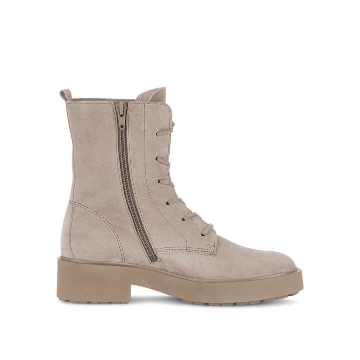 Schnürstiefelette beige #1