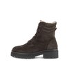 Schnürstiefelette braun