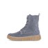 Schnürstiefelette blau