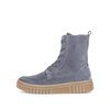 Schnürstiefelette blau