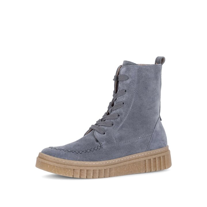 Schnürstiefelette blau #2