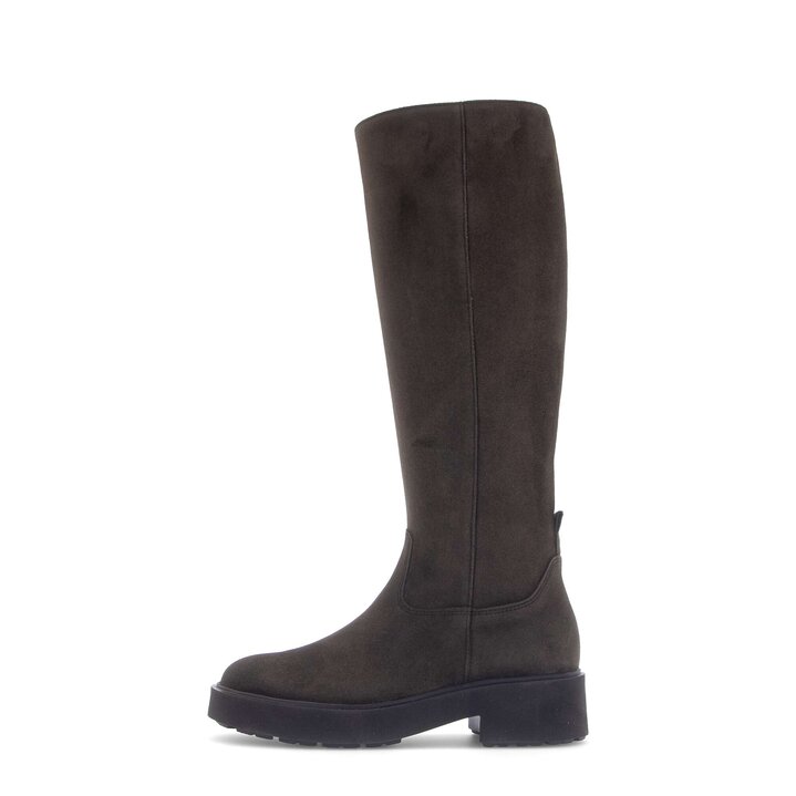 Stivali con plateau marrone #0