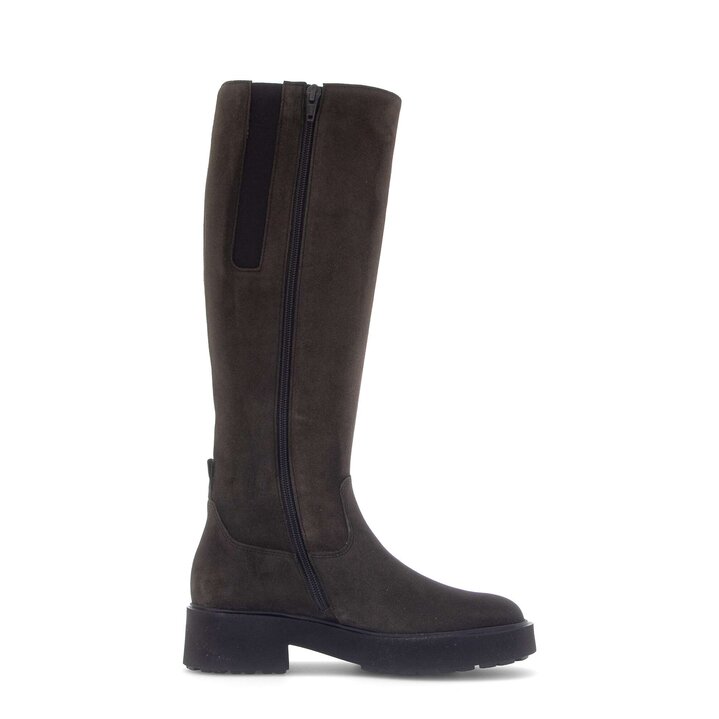 Stivali con plateau marrone #1