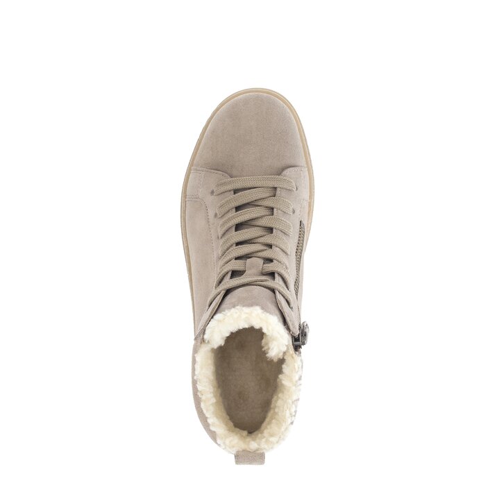 Sneaker high beige #5