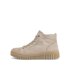 Sneaker high beige